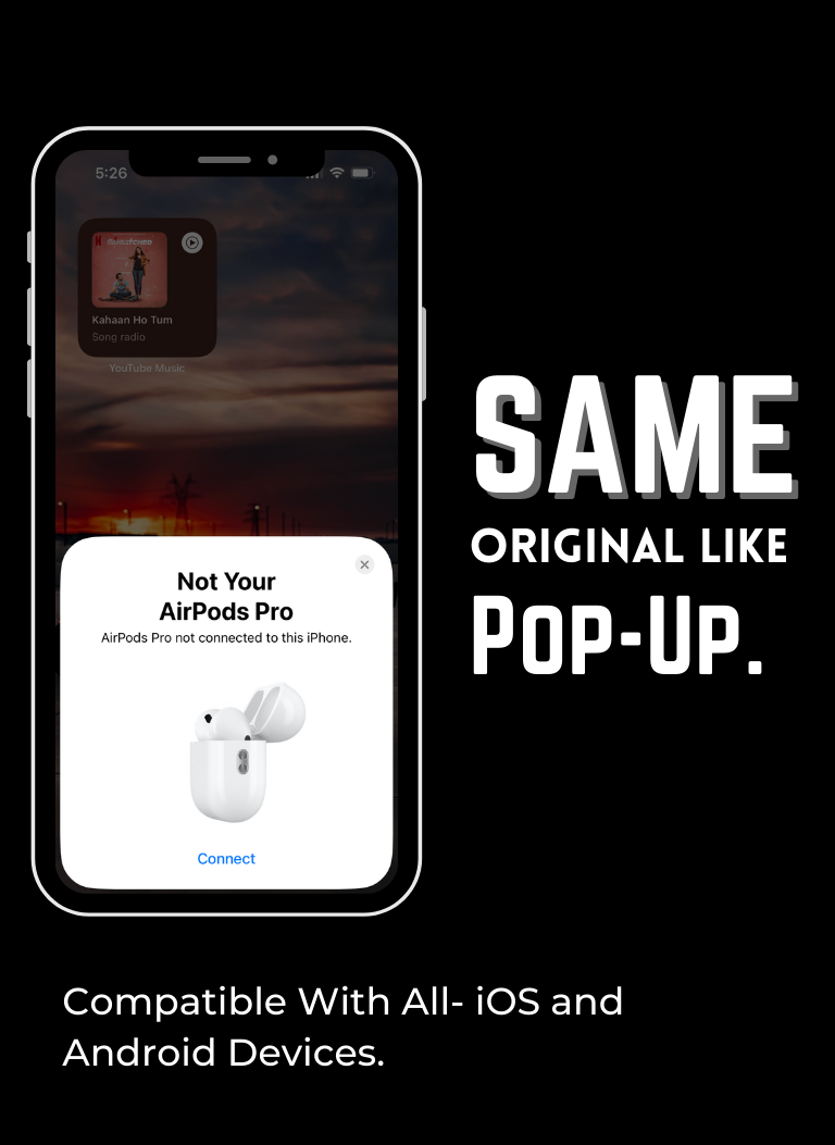Astrap™ Pods Pro (2nd Gen) with Active Noise Cancellation (ANC) | Free Silicone Protective Case Included (6 Months Warranty)