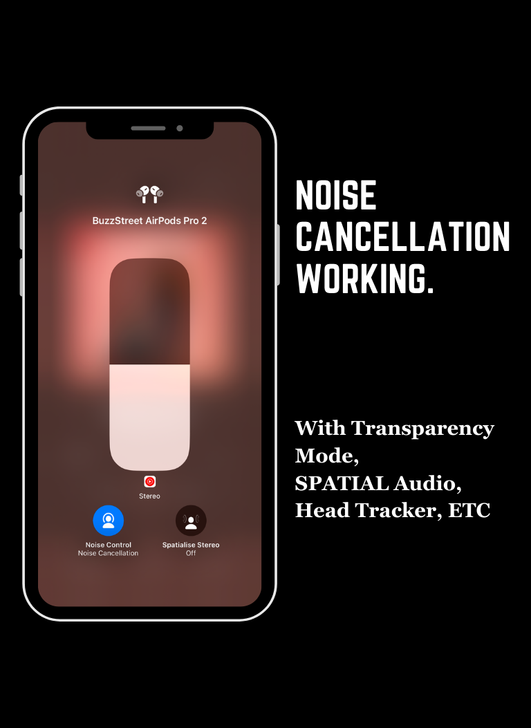 Astrap™ Pods Pro (2nd Gen) with Active Noise Cancellation (ANC) | Free Silicone Protective Case Included (6 Months Warranty)