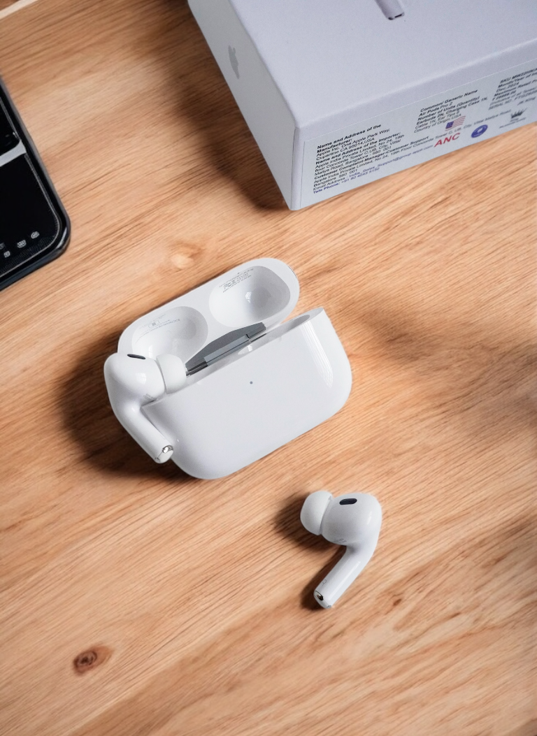 Astrap™ Pods Pro (2nd Gen) with Active Noise Cancellation (ANC) | Free Silicone Protective Case Included (6 Months Warranty)