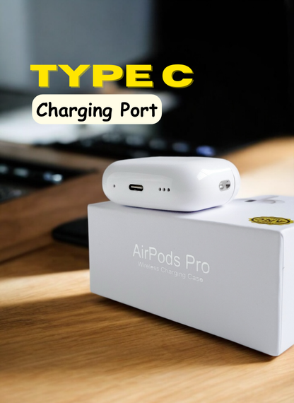 Astrap™ Pods Pro (2nd Gen) with Active Noise Cancellation (ANC) | Free Silicone Protective Case Included (6 Months Warranty)